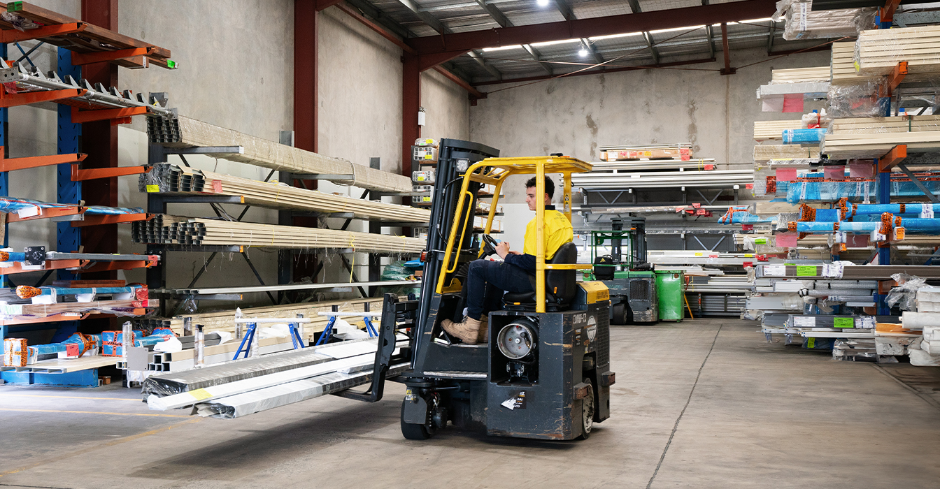 Altec staff in warehouse