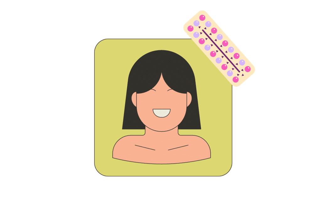 Hormonal birth control for acne.