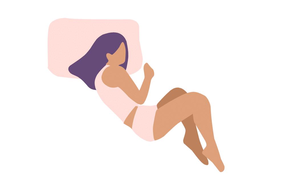 A woman getting adequate rest to treat UTI.